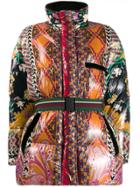 Etro Abstract Duck Down Puffer Jacket - Black