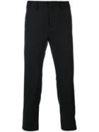 Neil Barrett Cropped Regular Trousers - Black