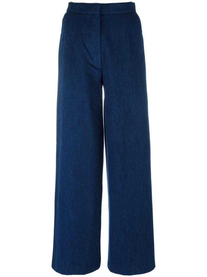 Charlie May 'emelie' Trousers, Women's, Size: 8, Blue, Cotton