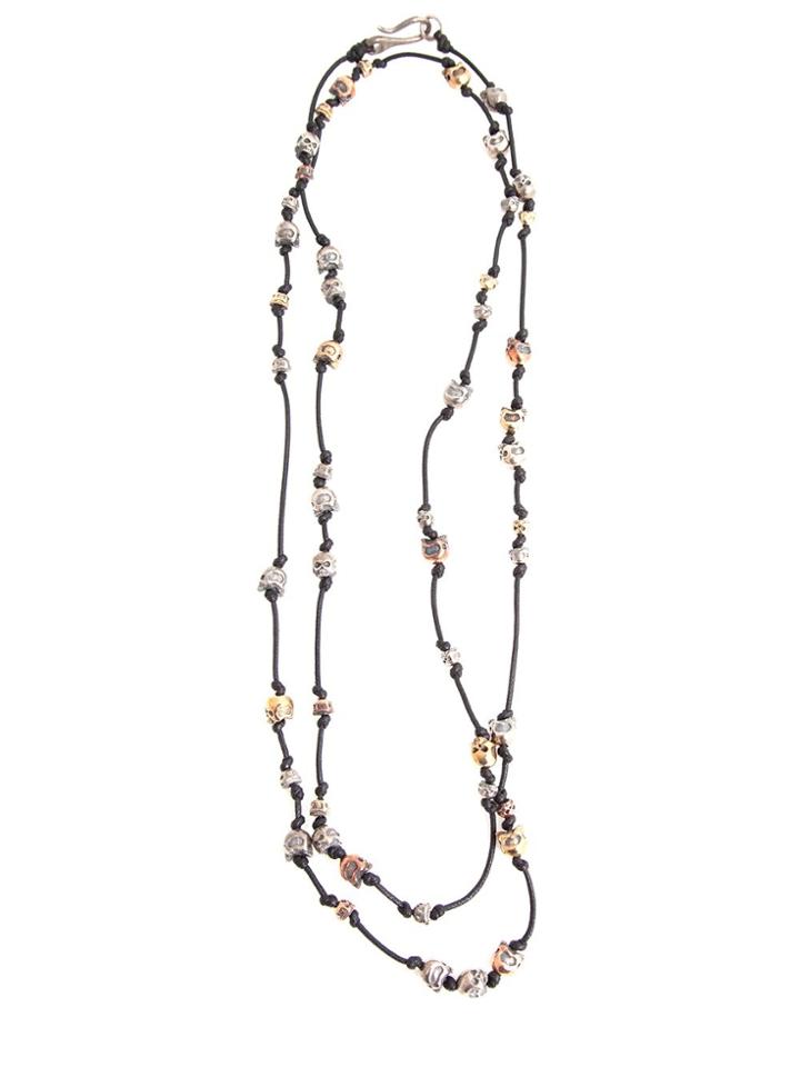 Tobias Wistisen Skull Bead Bracelet - Black