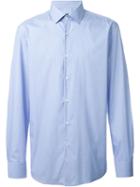 Boss Hugo Boss Classic Button Down Shirt, Men's, Size: 43, Blue, Cotton/polyamide/spandex/elastane