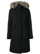 Woolrich Fur Hood Parka, Women's, Size: Xs, Black, Polyester/polyamide/feather Down