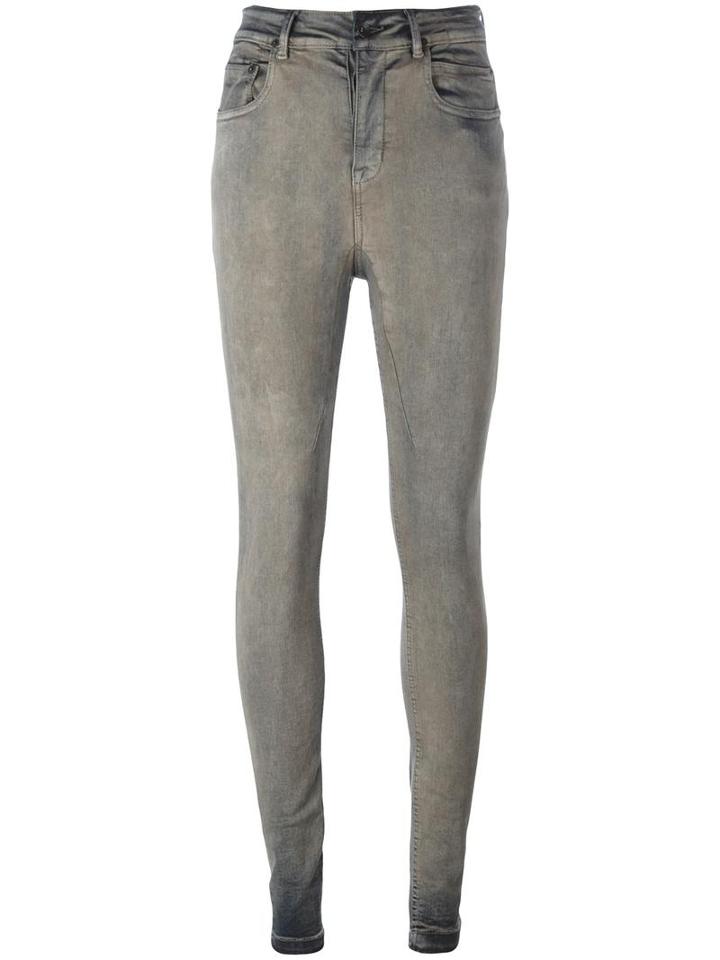 Rick Owens Drkshdw Skinny Jeans, Women's, Size: 26, Nude/neutrals, Cotton/polyurethane/spandex/elastane