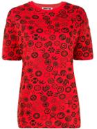 Mcq Alexander Mcqueen Printed Cotton T-shirt - Red