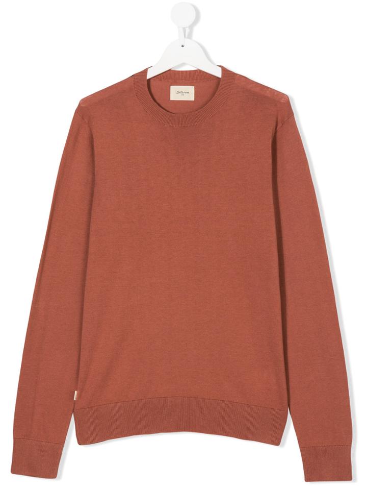 Bellerose Kids Fine Knit Jumper - Yellow & Orange