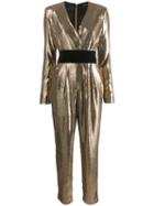 P.a.r.o.s.h. Pilled Jumpsuit - Gold