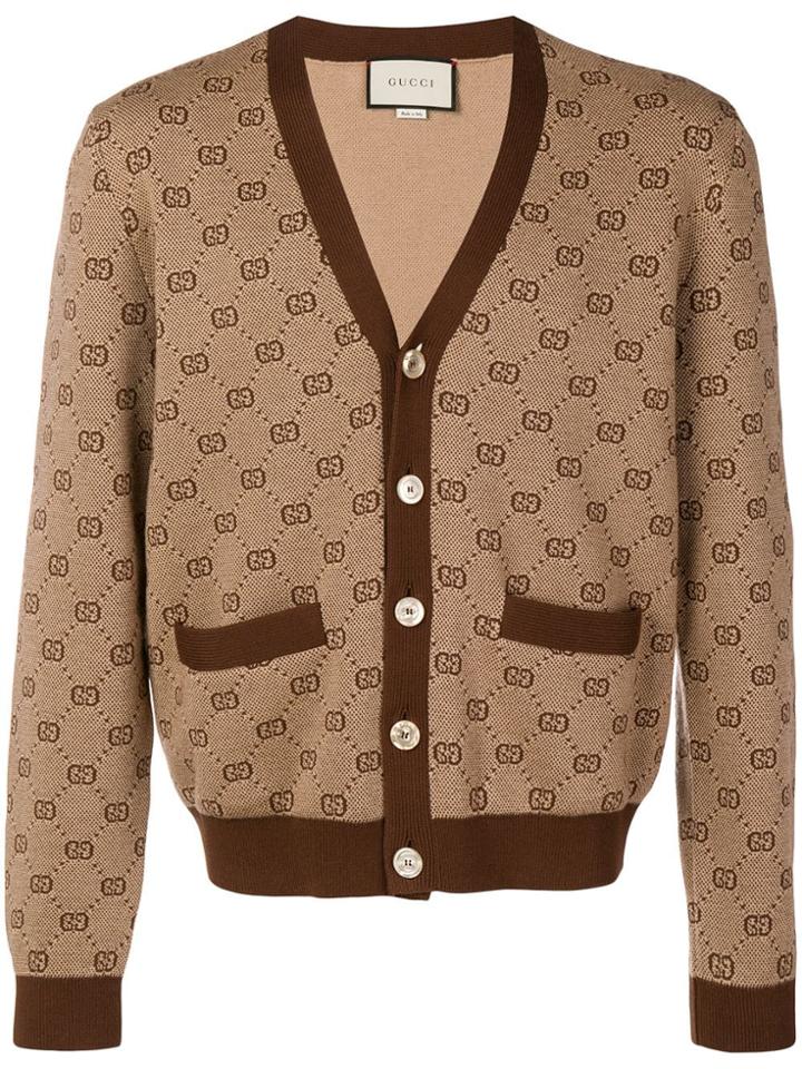 Gucci Gucci Supreme Cardigan - Brown