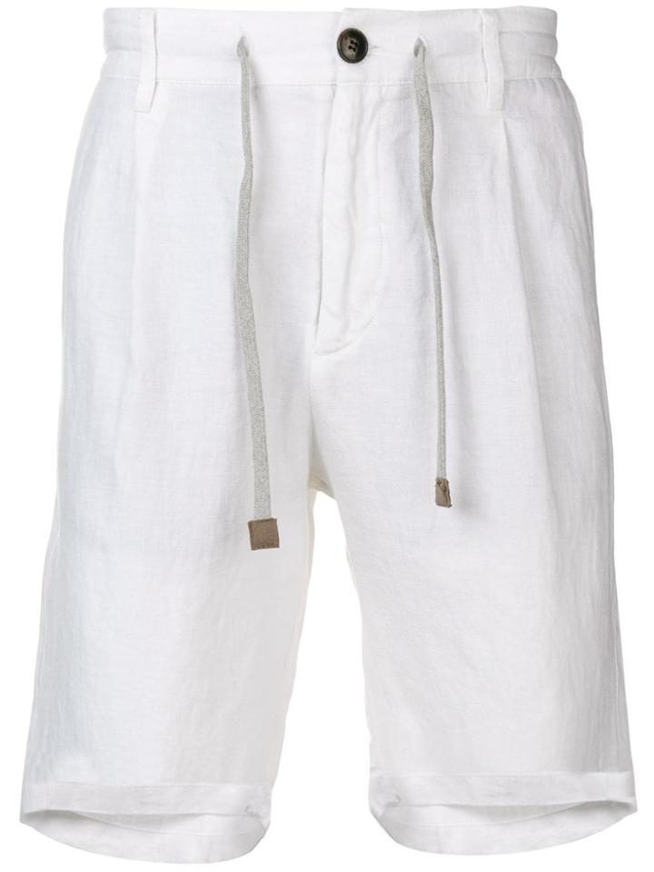 Eleventy Tailored Shorts - White