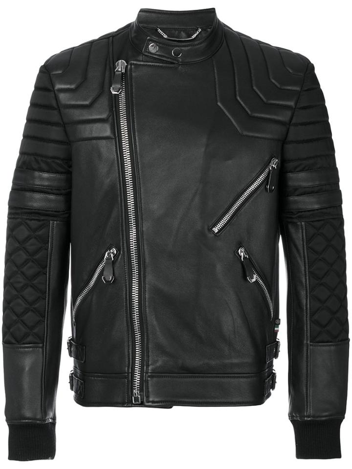 Philipp Plein Panel Jacket - Black