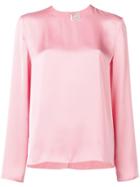 Maison Rabih Kayrouz Long Sleeve Blouse - Pink