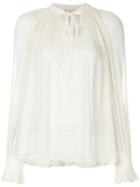 Thomas Wylde Pipe Rhinestone Embellished Blouse - Black
