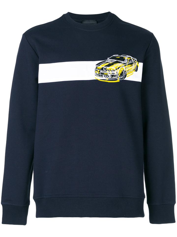 Diesel Black Gold Car Print Sweatshirt