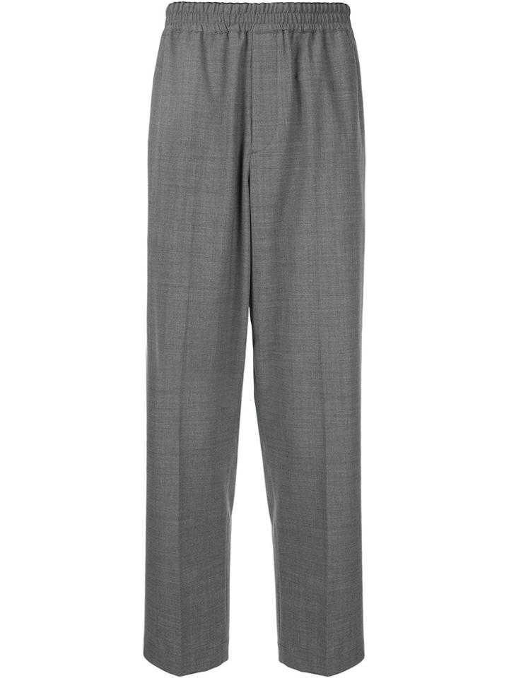 Knott Men High-rise Trousers - Grey