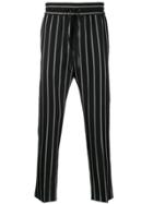 Vivienne Westwood Striped Trousers - Black