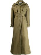 Jacquemus Arles Oversized Trench - Green