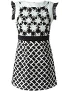 Emanuel Ungaro Floral Crochet Top Dress