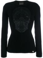 Philipp Plein - Ruth Jumper - Women - Polyester/viscose - L, Black, Polyester/viscose