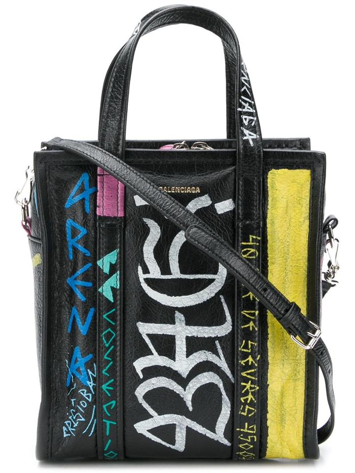 Balenciaga Xs Bazar Aj Shopper Tote - Black