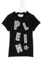 Philipp Plein Kids - Phenixx T-shirt - Kids - Cotton/spandex/elastane - 8 Yrs, Girl's, Black