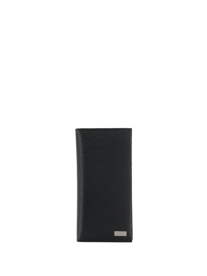 Salvatore Ferragamo Textured Organizer Wallet - Black
