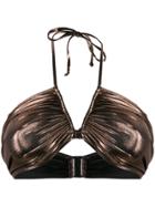 Isabel Marant Metallic Bikini Top