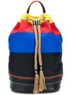 Jw Anderson Striped Sailor Backpack - Multicolour