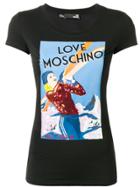 Love Moschino Sequin Embellished T-shirt - Black