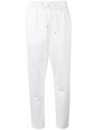 No21 Drop-crotch Sweatpants, Women's, Size: 42, White, Cotton
