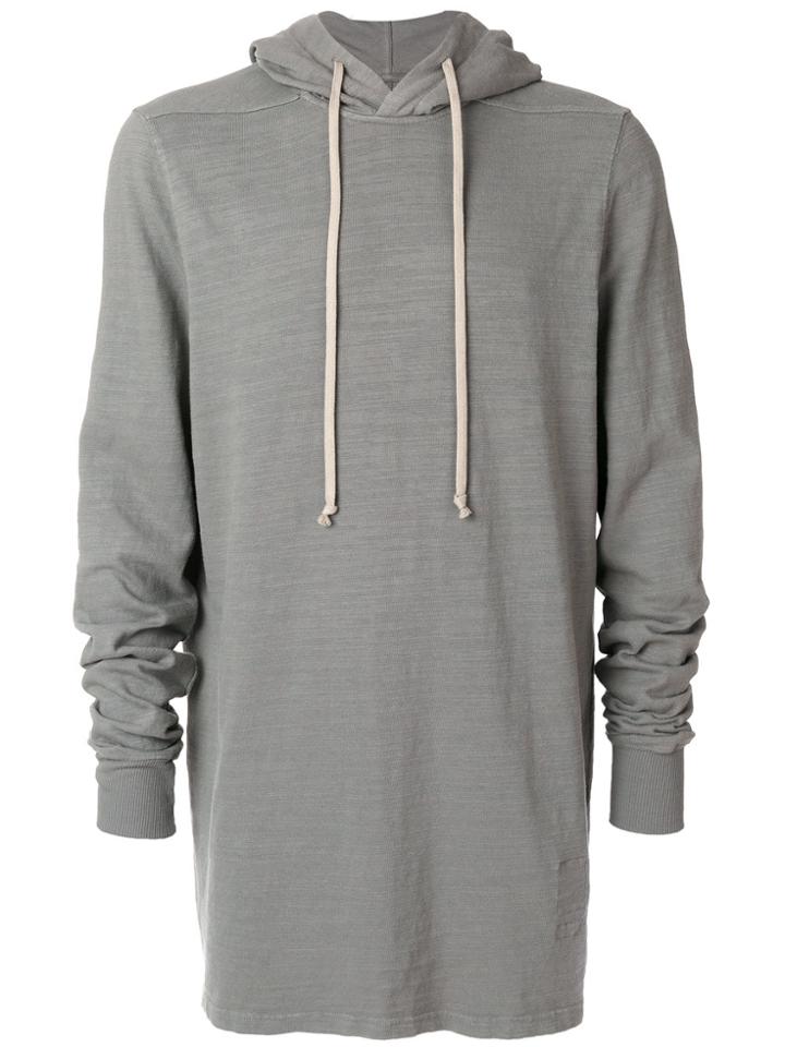 Rick Owens Drkshdw Long Hoodie - Grey
