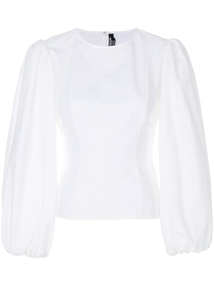 Calvin Klein 205w39nyc Puff Sleeve Blouse - White