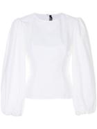 Calvin Klein 205w39nyc Puff Sleeve Blouse - White