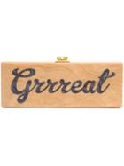 Edie Parker 'grrreat' Rectangular Clutch
