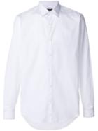 Salvatore Ferragamo - Black Stitch Shirt - Men - Cotton - L, White, Cotton