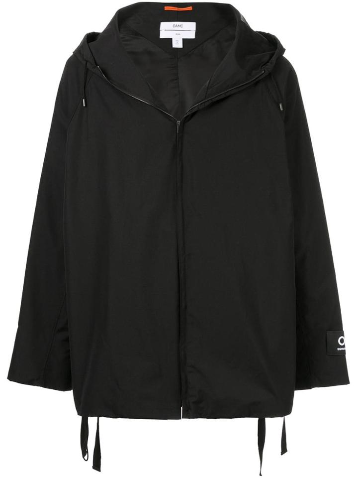 Oamc Zip Hooded Jacket - Black