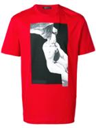 Versace Sculpture Print T-shirt - Red