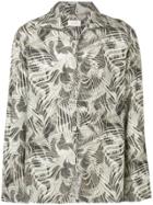 Lemaire Abstract Print Jacket - Green