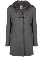 Fay Mid-length Hooded Coat - Grey