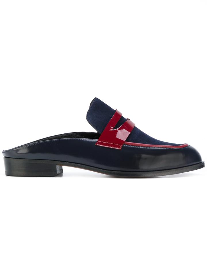 Robert Clergerie Allan Mules - Blue