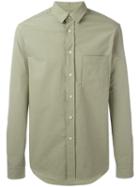 Plac - Chest Pocket Shirt - Men - Cotton - M, Green, Cotton