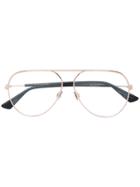 Dior Eyewear Essence Aviator Glasses - Metallic