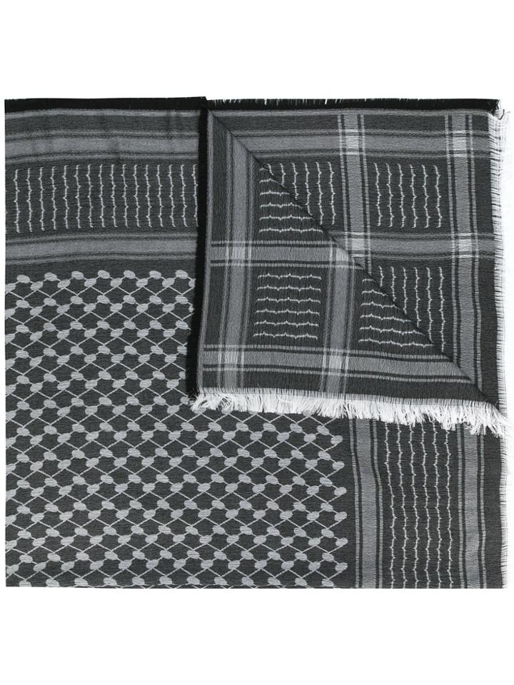 Études Papier Keffieh Scarf - Black