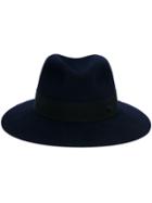 Maison Michel Henrietta Classic Felt Hat, Women's, Size: Medium, Blue, Wool