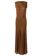 Gig - Knit Maxi Dress - Women - Polyamide - P, Yellow/orange, Polyamide