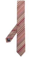 Paul Smith Striped Tie - Red