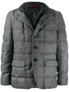 Fay Button-up Padded Jacket - Grey
