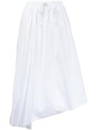 Astraet - Asymmetric Skirt - Women - Cotton - 1, White, Cotton