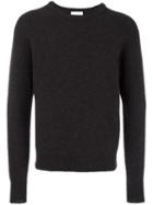 Lemaire Crew Neck Jumper, Men's, Size: Small, Blue, Wool