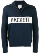 Hackett Archive Intarsia Knit Sweater - Blue