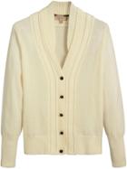 Burberry Cable-knit Insert Cardigan - Nude & Neutrals
