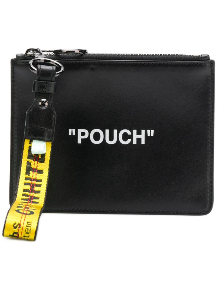 Off-white Hand Strap Pouch - Black